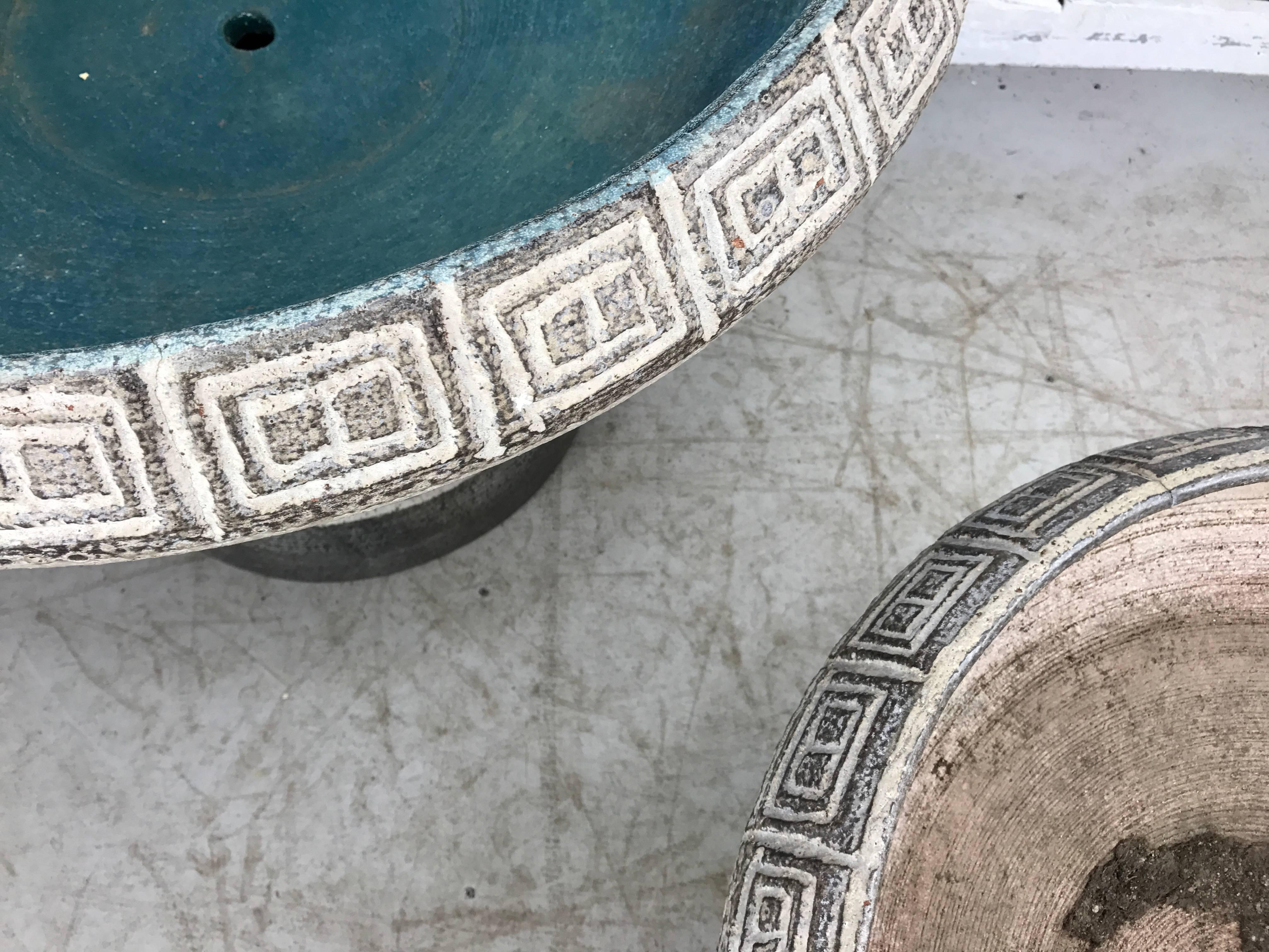 Fuente monumental de cuatro piezas de Studio Pottery, Manera de Raymor, Italia en Bueno estado para la venta en Buffalo, NY