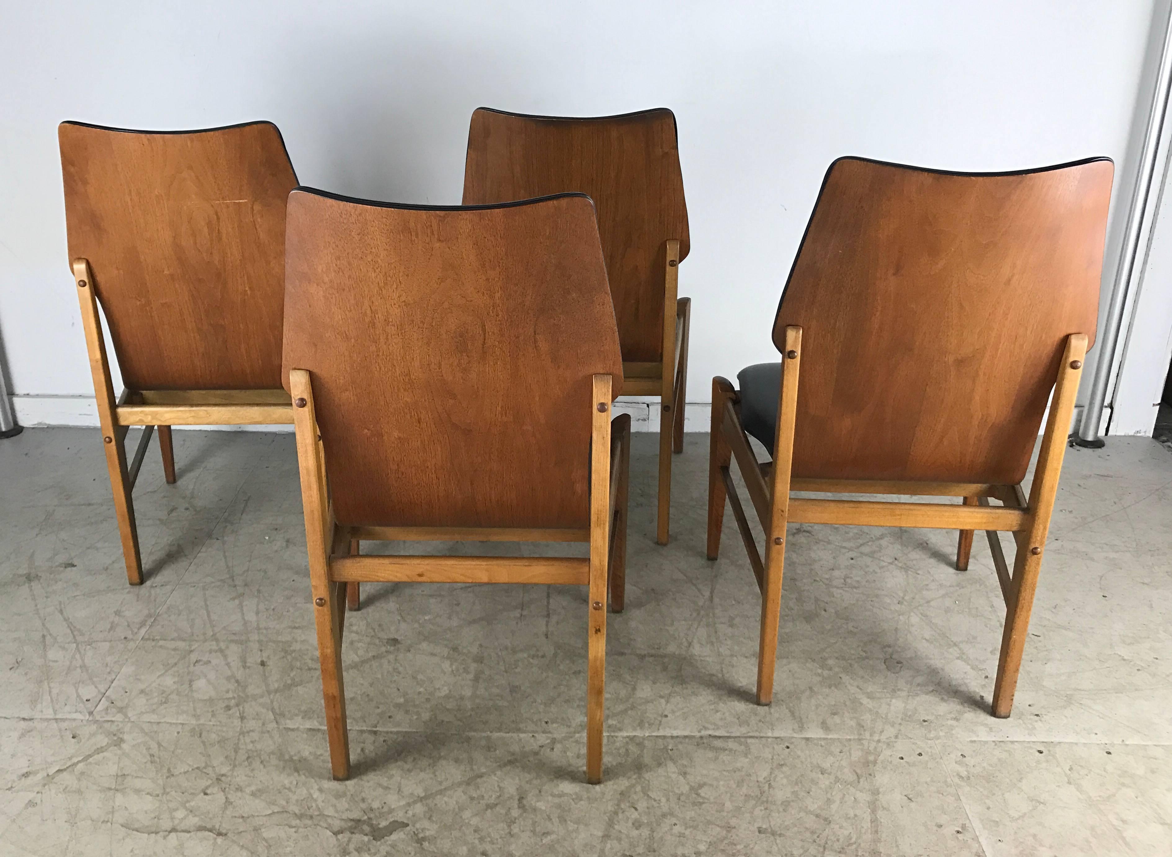 lane mid century dining chairs