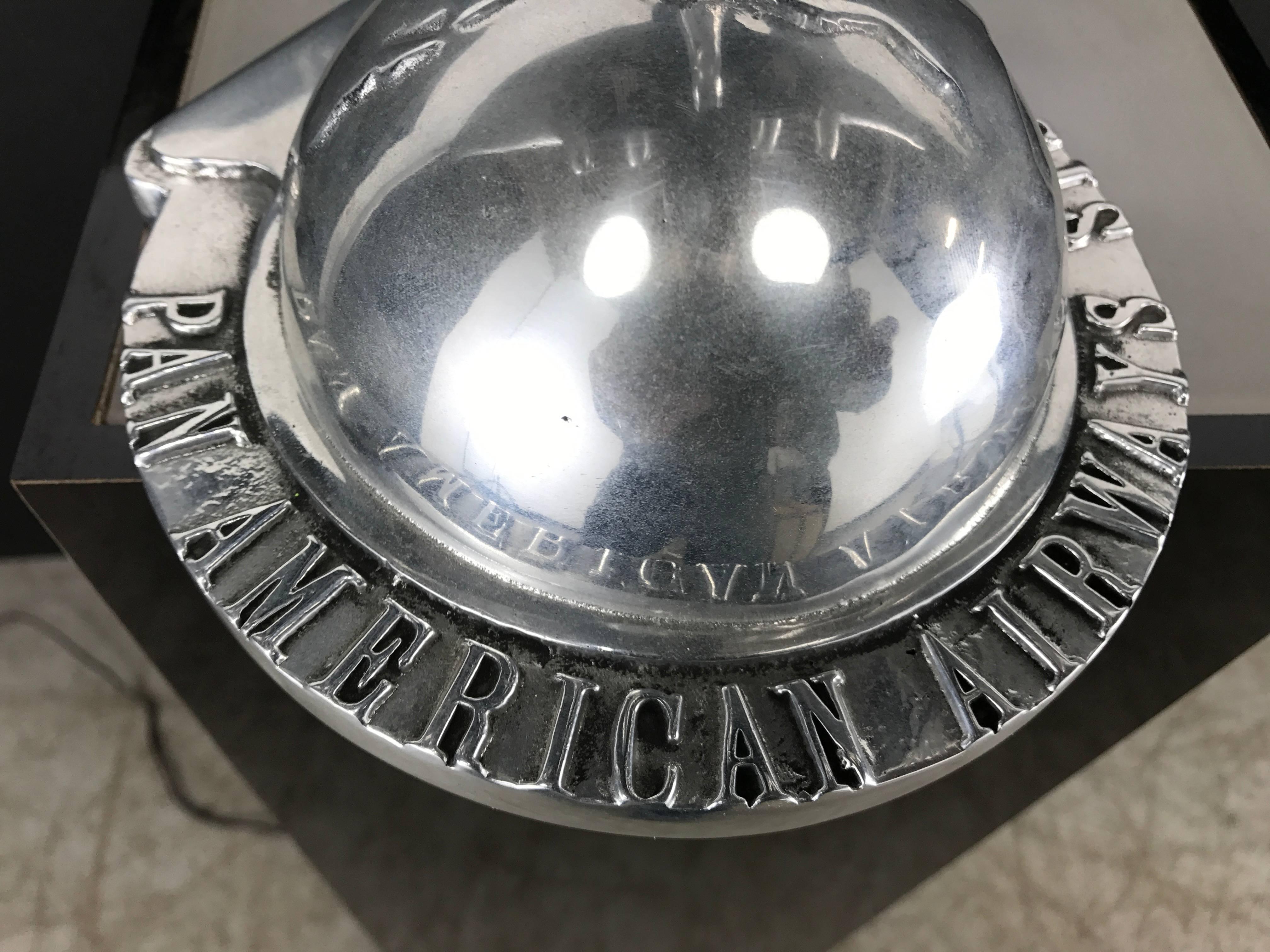 American Large Cast Aluminum Airline Desk Model, Pan Am Yankee Clipper, Gary Field