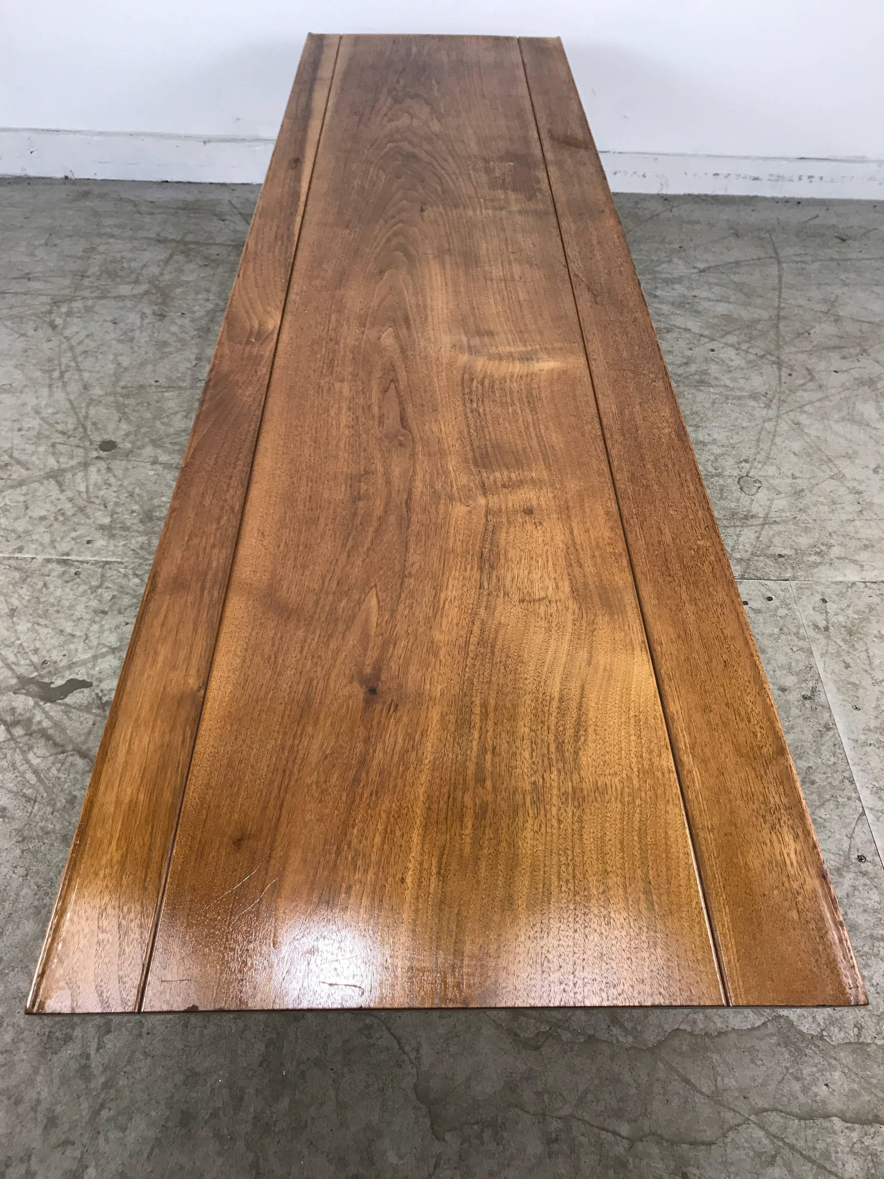 Classic Modernist Long John Table or Bench by Edward Wormley for Dunbar In Good Condition In Buffalo, NY