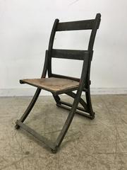 Early Sucsessionist Jugendstil Folding Chair in Richard Riemerschmid Manner
