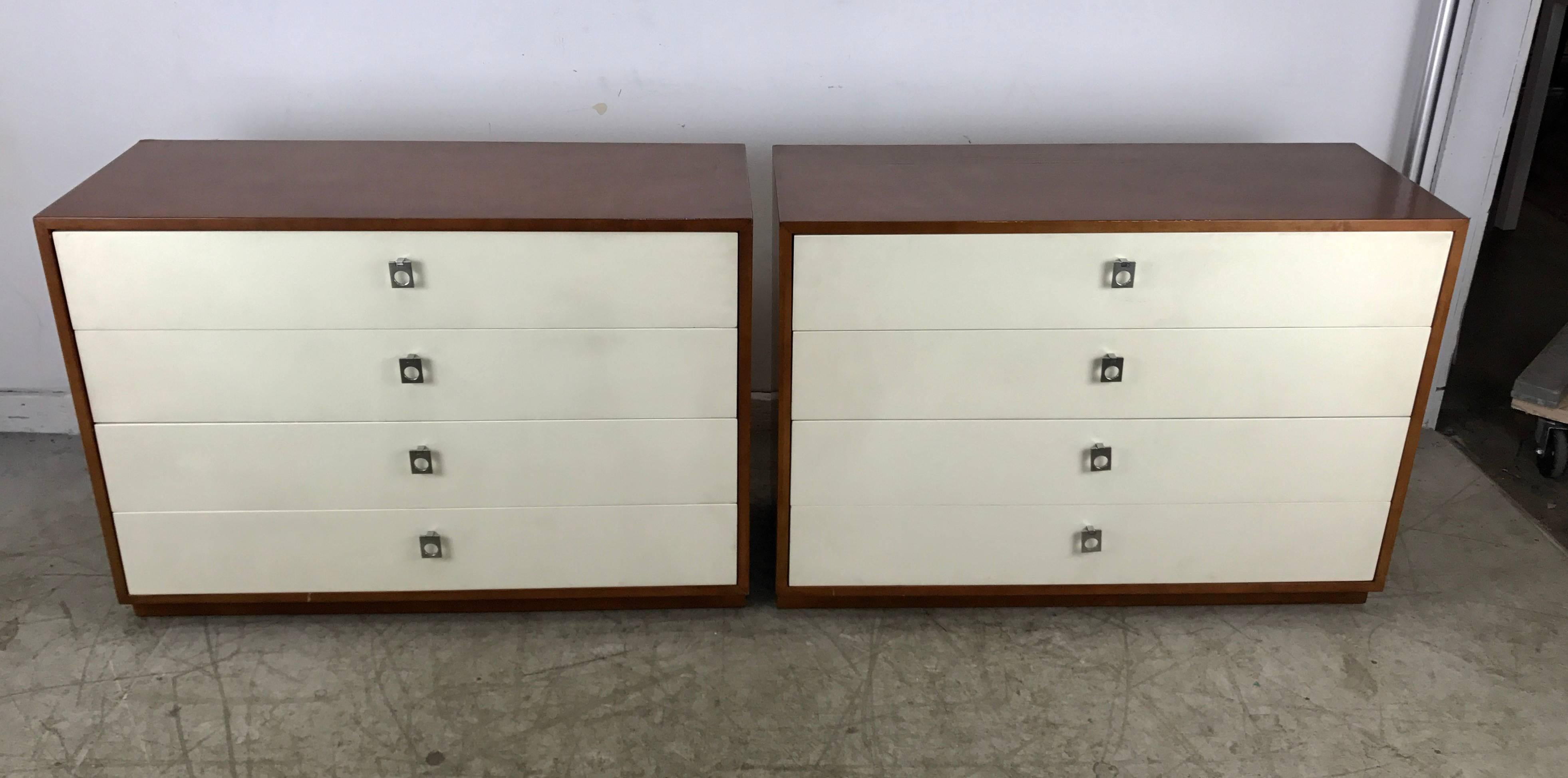 Mid-Century Modern Pair of Modernist Chests by Jack Cartwright for Founders