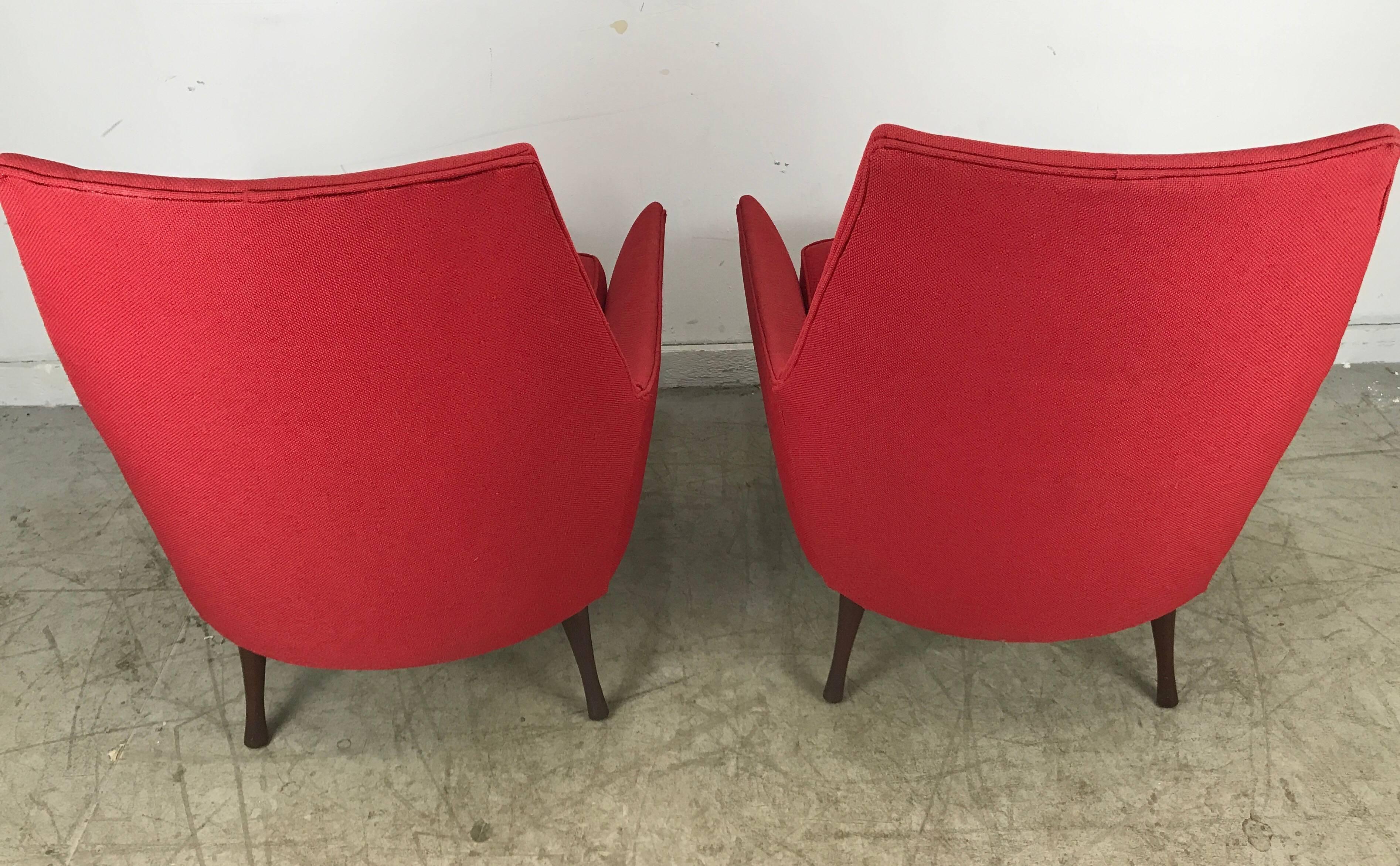 American Paul McCobb Lounge Chairs for Widdicomb, Symmetric Group