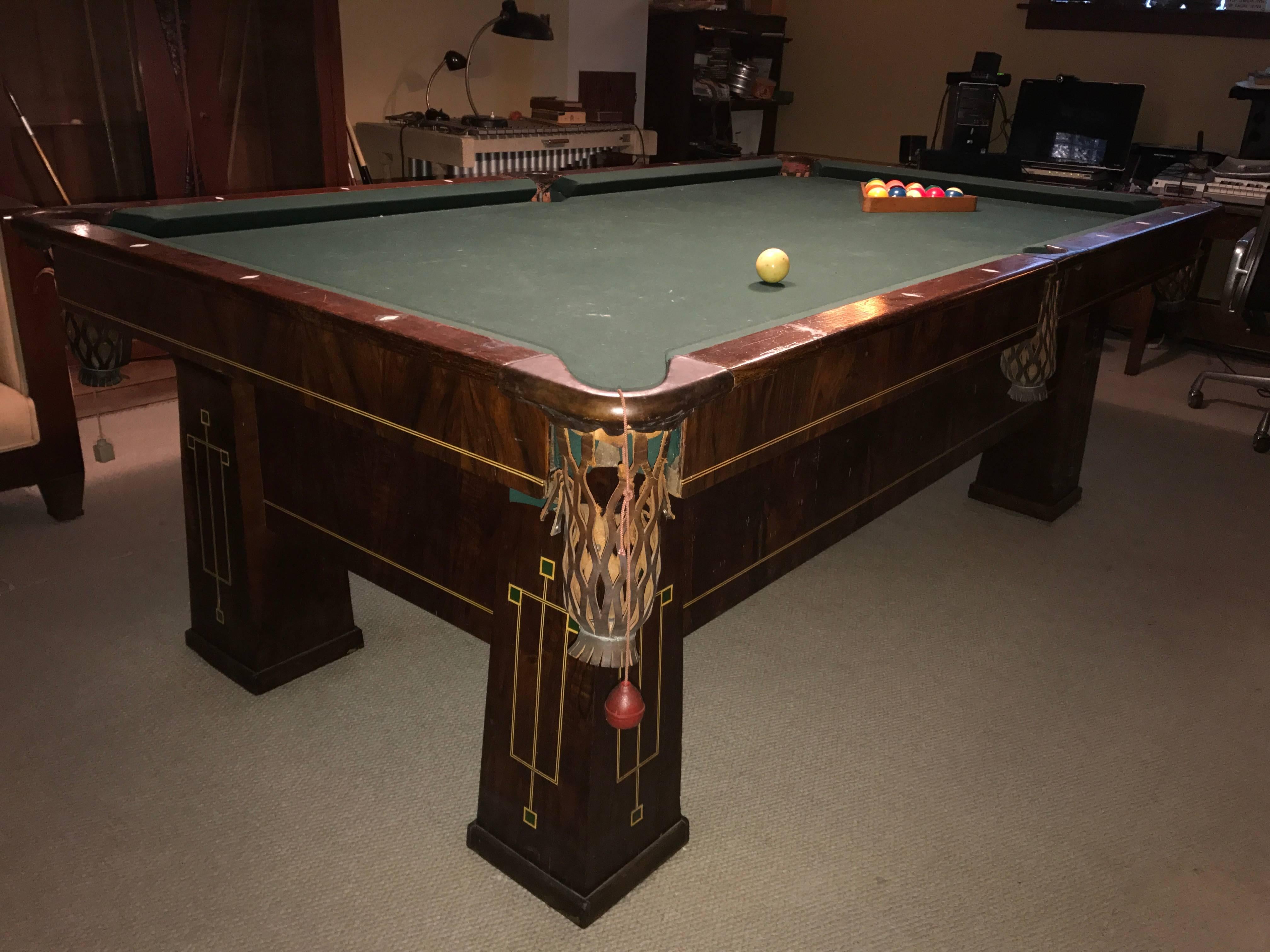 1918 brunswick pool table