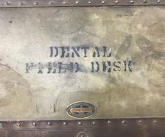 Unusual Portable Ww1 Field Desk Suitcase, Multi-Slots /Drawer by Rogers Madison