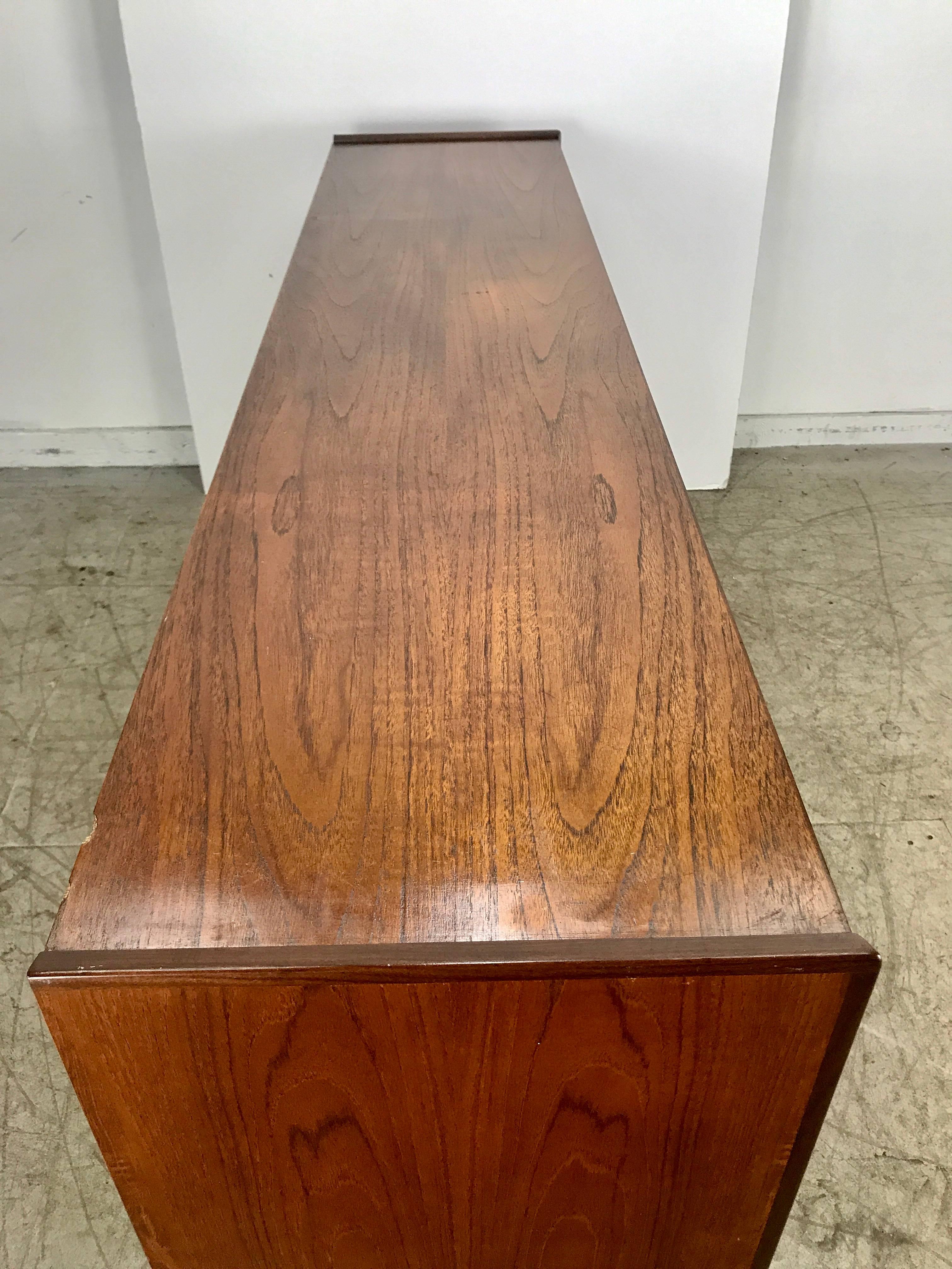 20th Century Classic Danish Modern Credenza/Sideboard, Figured Walnut, Arne Vodder