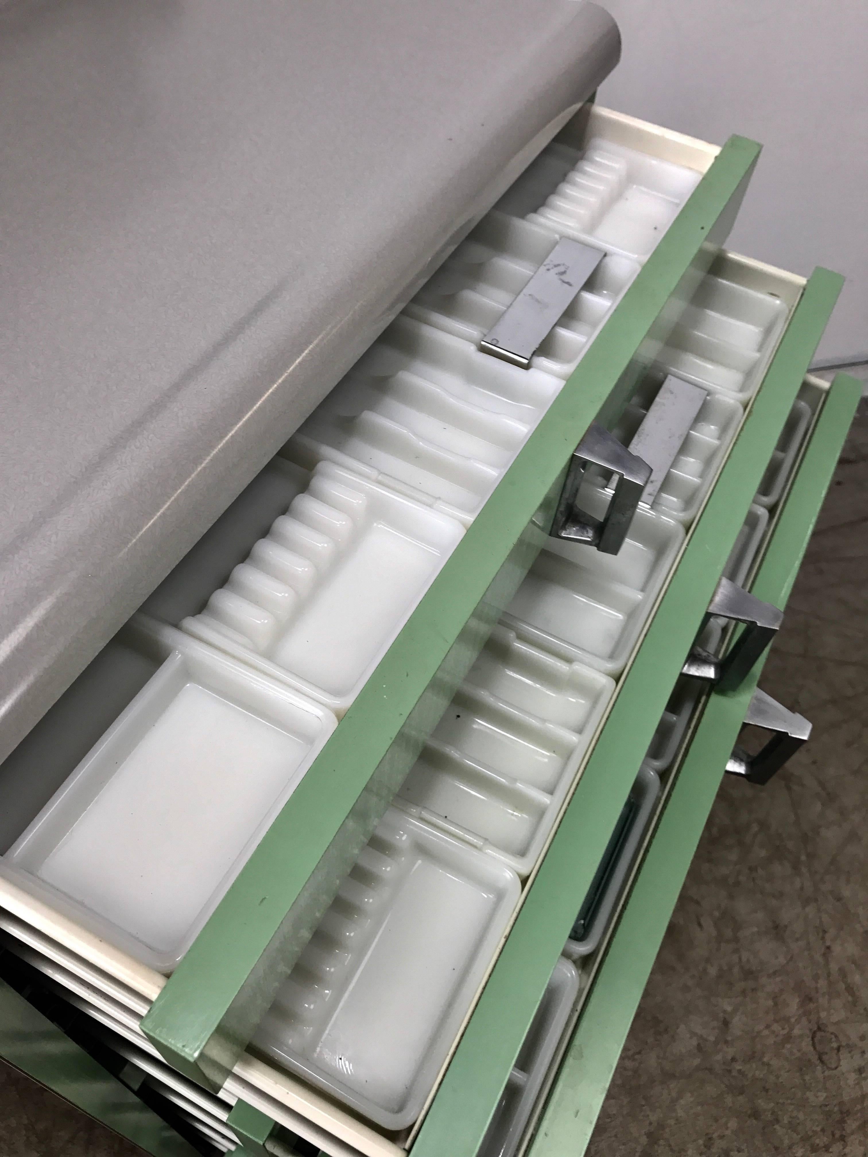 metal dental cabinet
