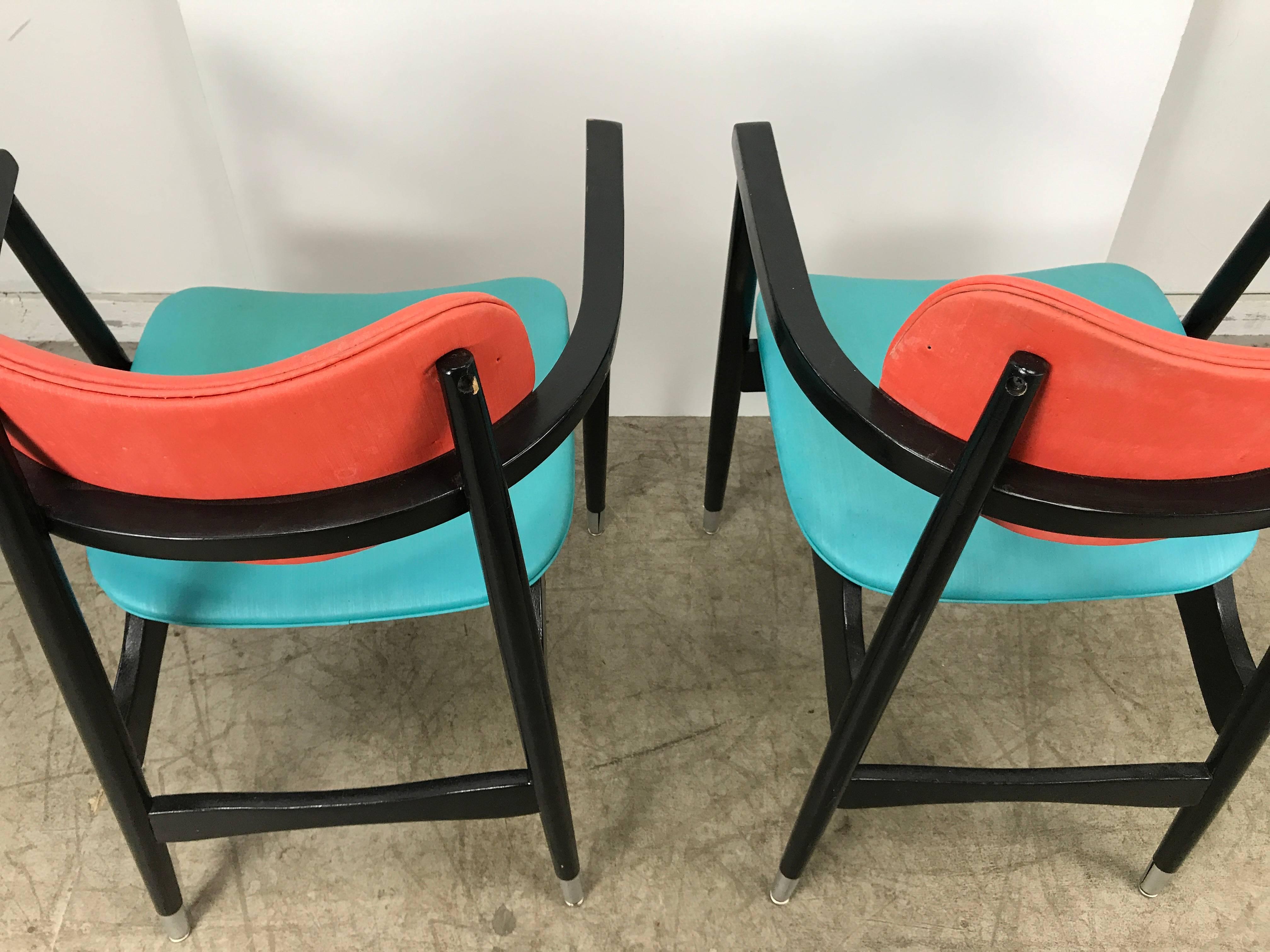Aluminum Pair of Armchairs by Shelby Williams