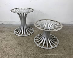 Pair of Woodard Aluminum Table Bases or Pedistals