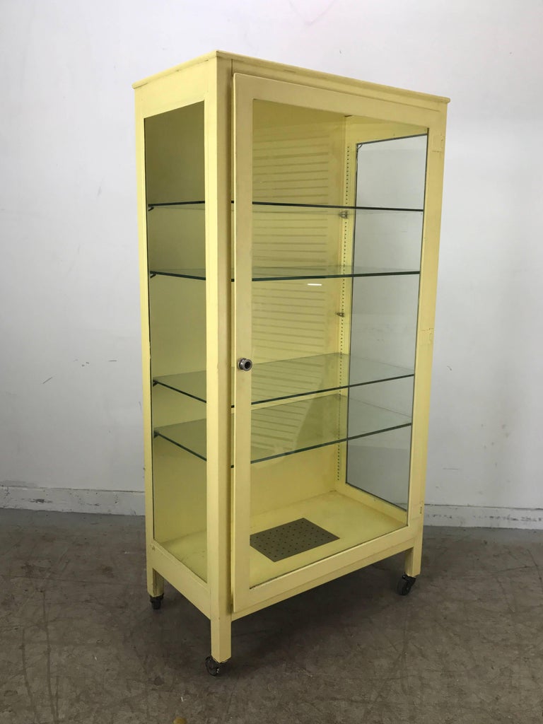 Classic Industrial Metal and Glass For Sale at 1stDibs