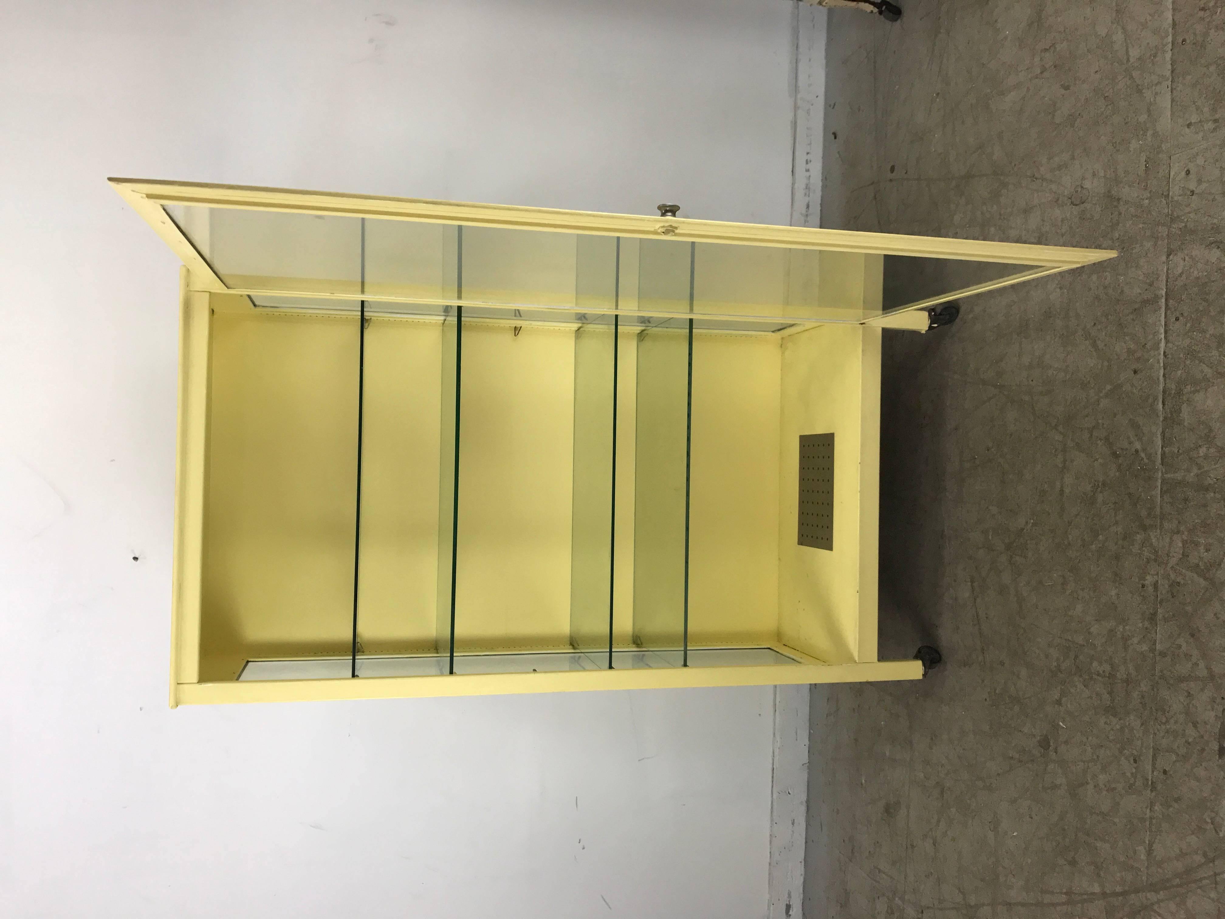 industrial glass cabinet