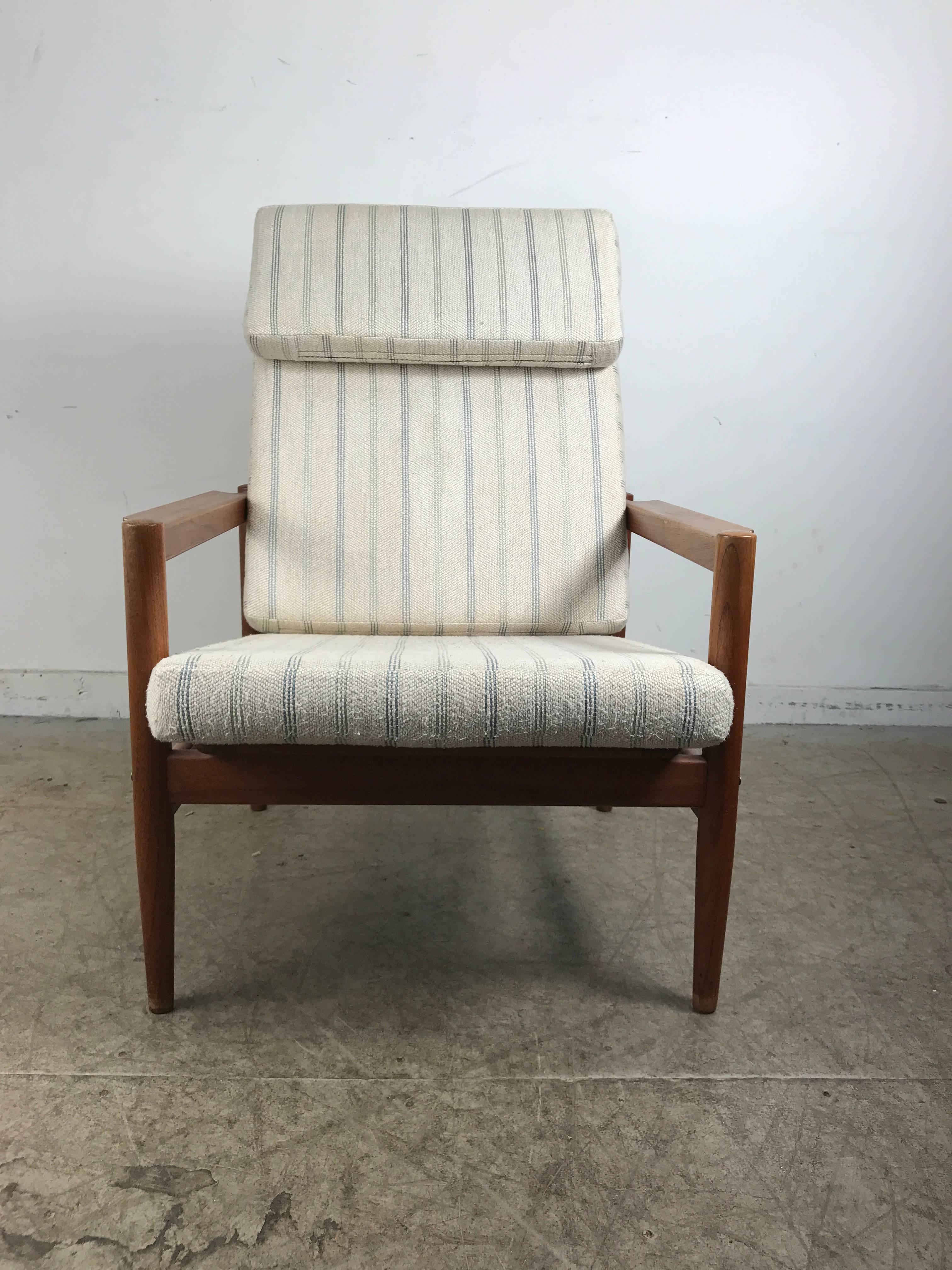 Klassischer dänischer moderner Loungesessel Brge Jensen & Snner im Zustand „Gut“ im Angebot in Buffalo, NY