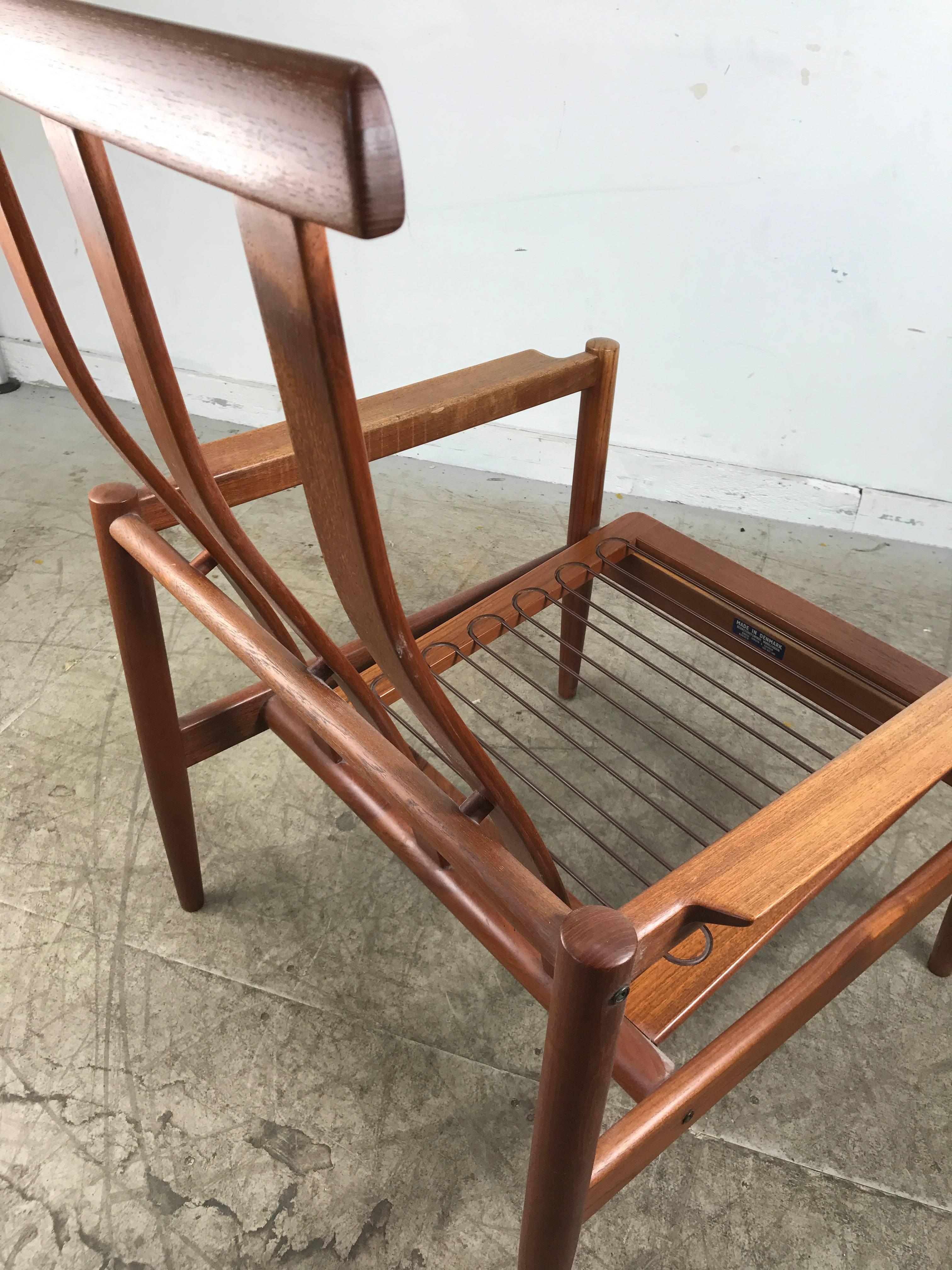 Klassischer dänischer moderner Loungesessel Brge Jensen & Snner im Angebot 1