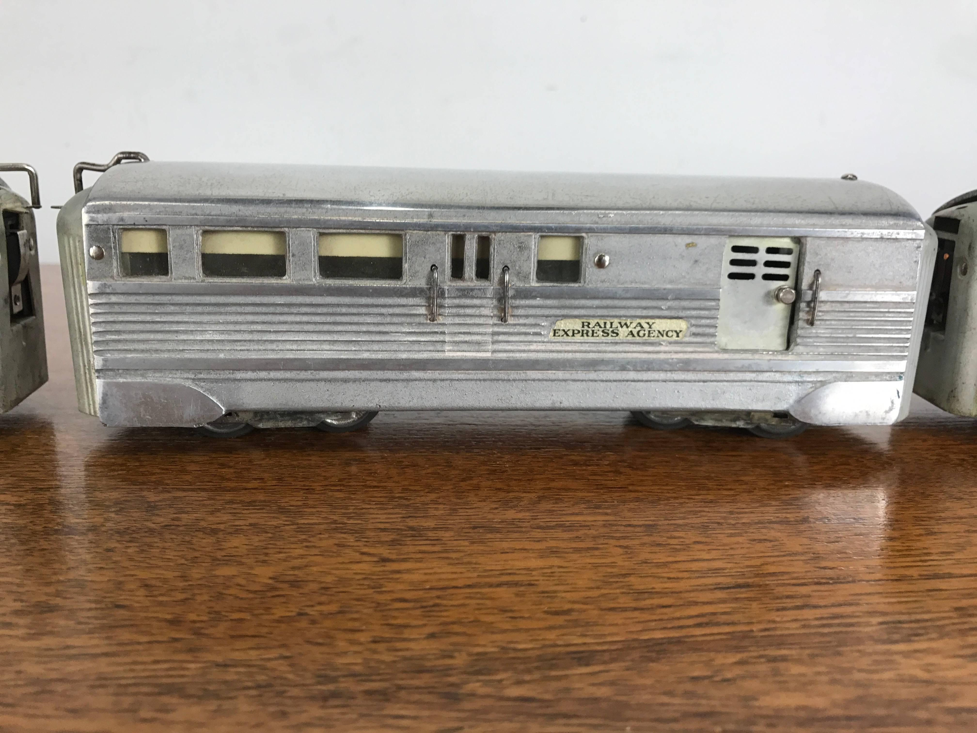 art deco streamline train