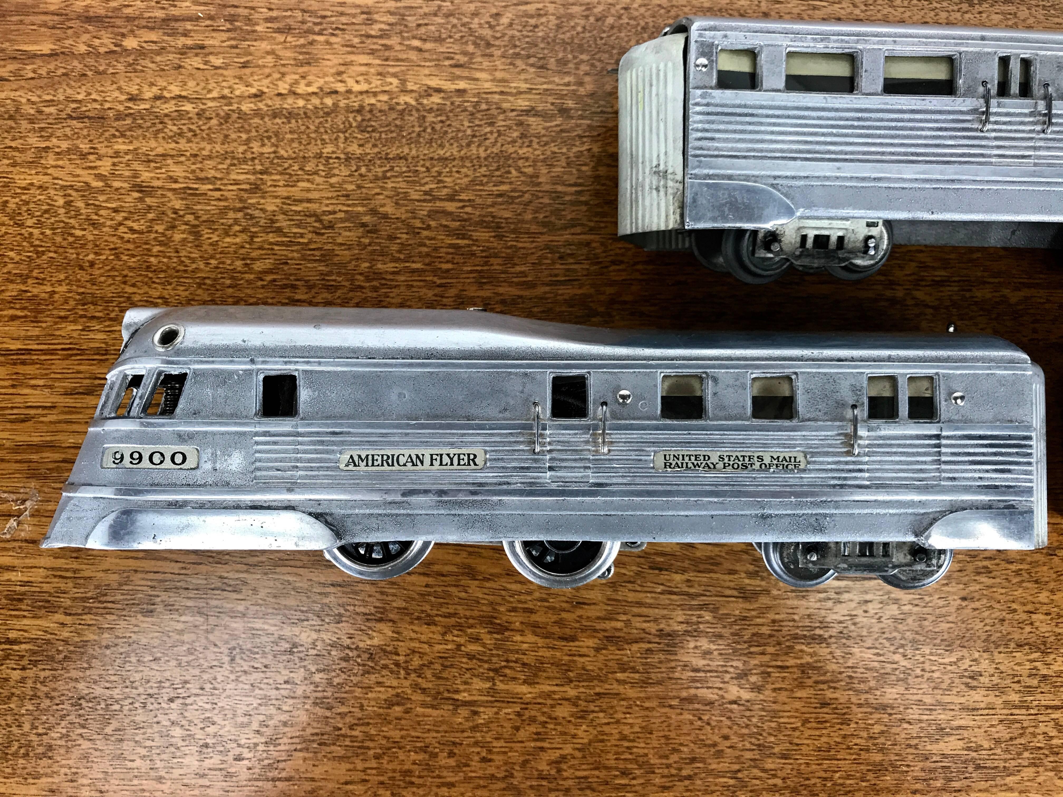 Art Deco, Streamline American Flyer Trains, Burlington Zephyr, 1930s 2