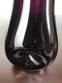 Wayne Husted for Blenko Dimpled Glass Vase