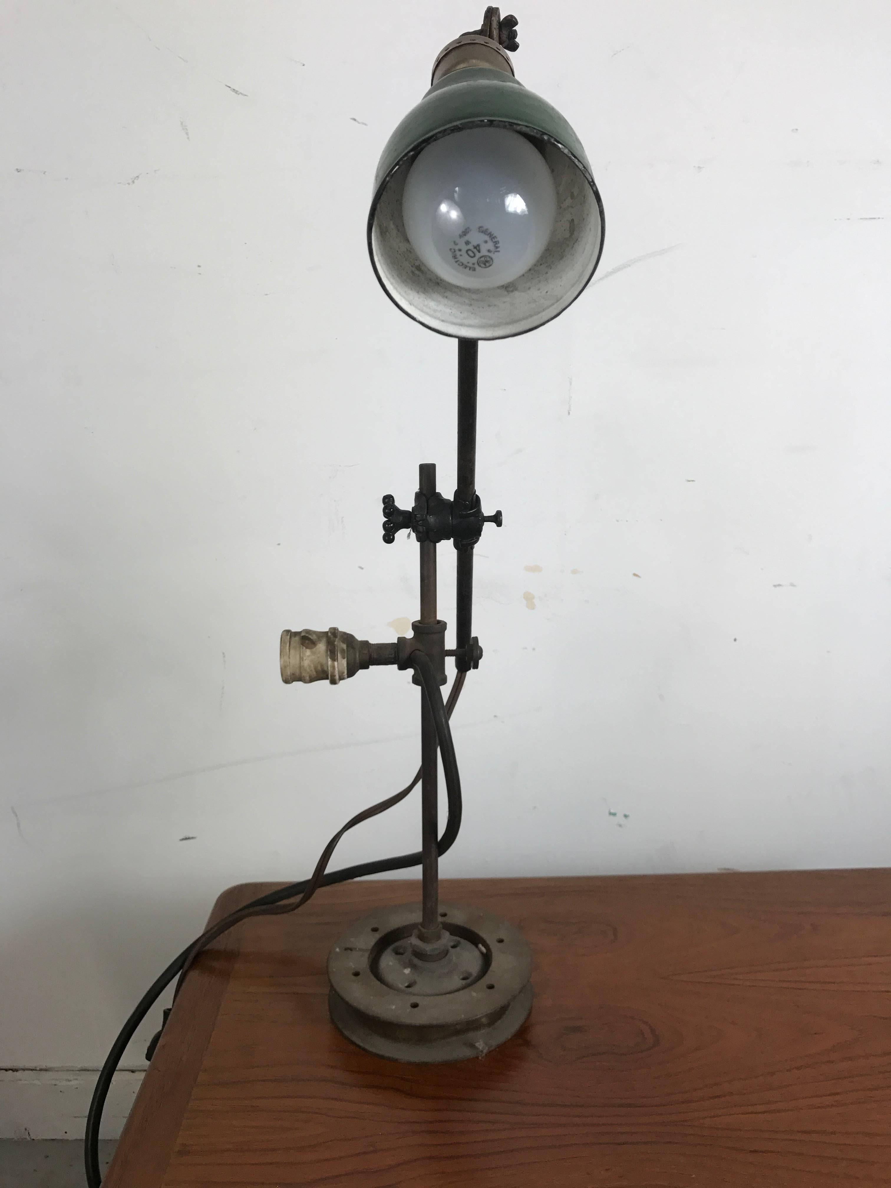 American O. C. White Industrial Desk Lamp For Sale