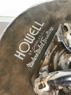 Pair of Art Deco Chrome Bar or Counter Stools Wolfgang Hoffmann for Howell