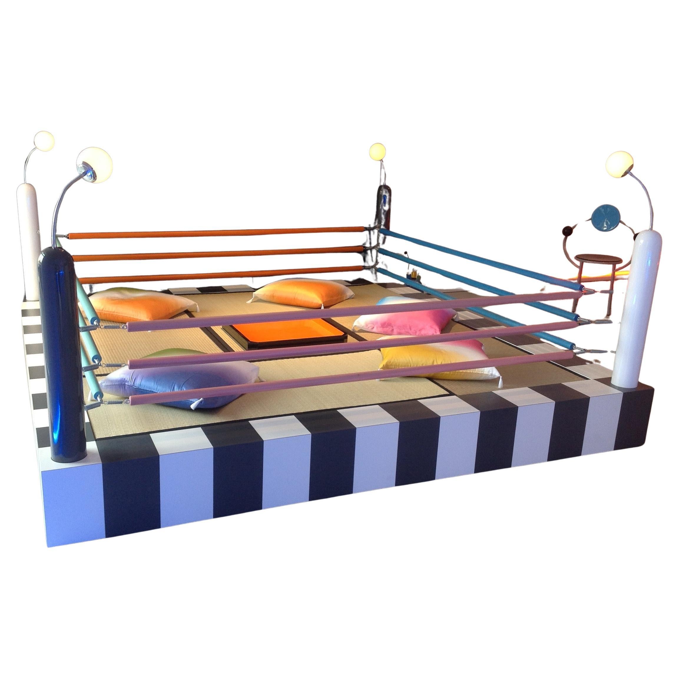 TAWARAYA "Boxing Ring" Sitzschale von Masanori Umed, Memphis Design, Japan, 1983
