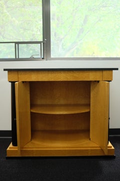 Birdseye Maple Demilune by Michael Graves for Craftwood Products (1985)