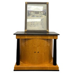 Birdseye Maple Demilune by Michael Graves for Craftwood Products (1985)