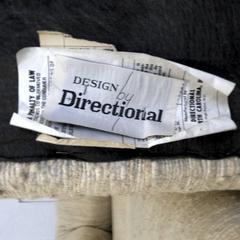 Milo Baughman Seven-Piece Sectional for Directional in Haitian Cotton