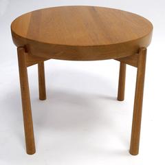 Pair of DUX Flip-Top Teak Tables in the manner of Jens Quistgaard
