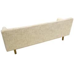 Sleek Low-Profile Edward Wormley for Dunbar Tweed Sofa