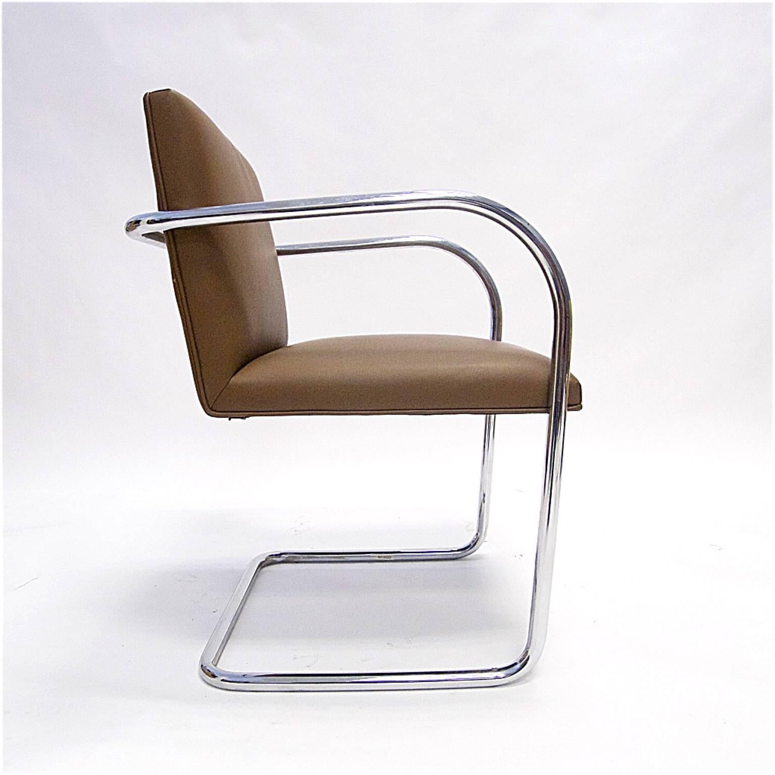 Knoll Studio leather Brno chair.