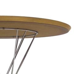 Early Isamu Noguchi for Knoll Round White Laminate Cyclone Dining or Game Table