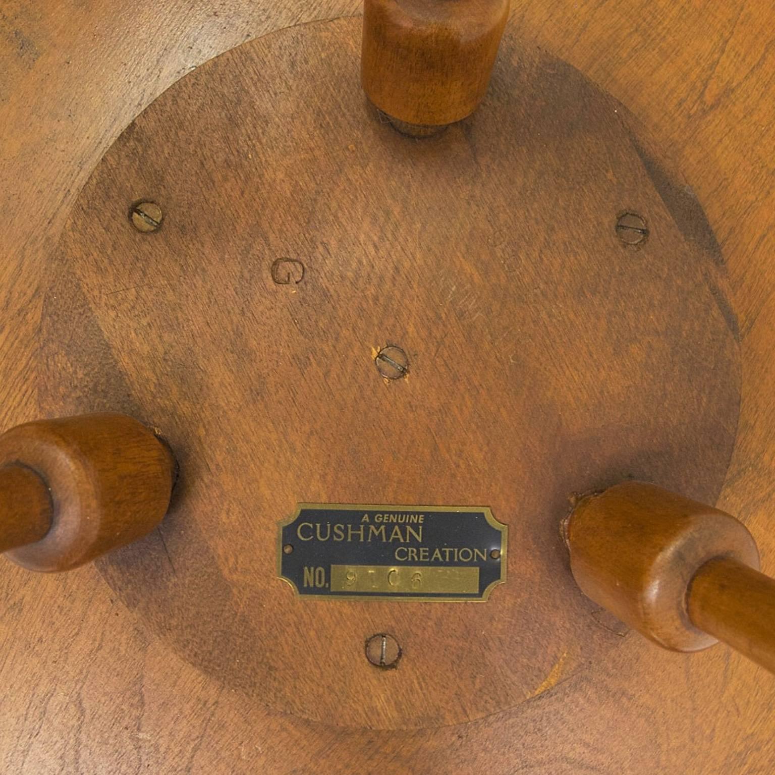 American Craftsman Hard Rock Maple Lamp / Side Table by Herman De Vries for Cushman Furniture