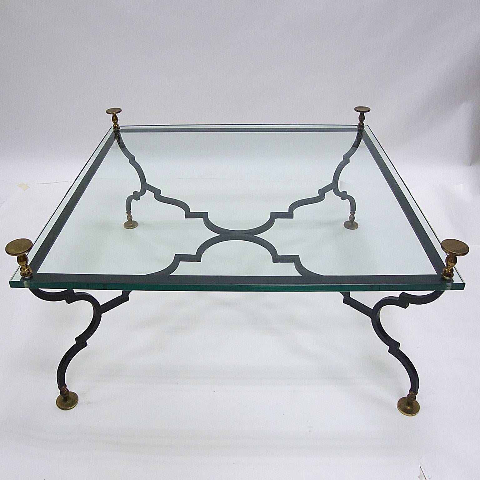 North American Maison Jansen Heavy French Decorative Coffee Table Neoclassical Style