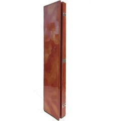 Rare Signed Karl Springer Five-Panel Folding Screen Parchment/Goatskin & Leather