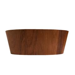 Gorgeous Jens Quistgaard Staved Teak Oval Shaped Bowl for Dansk