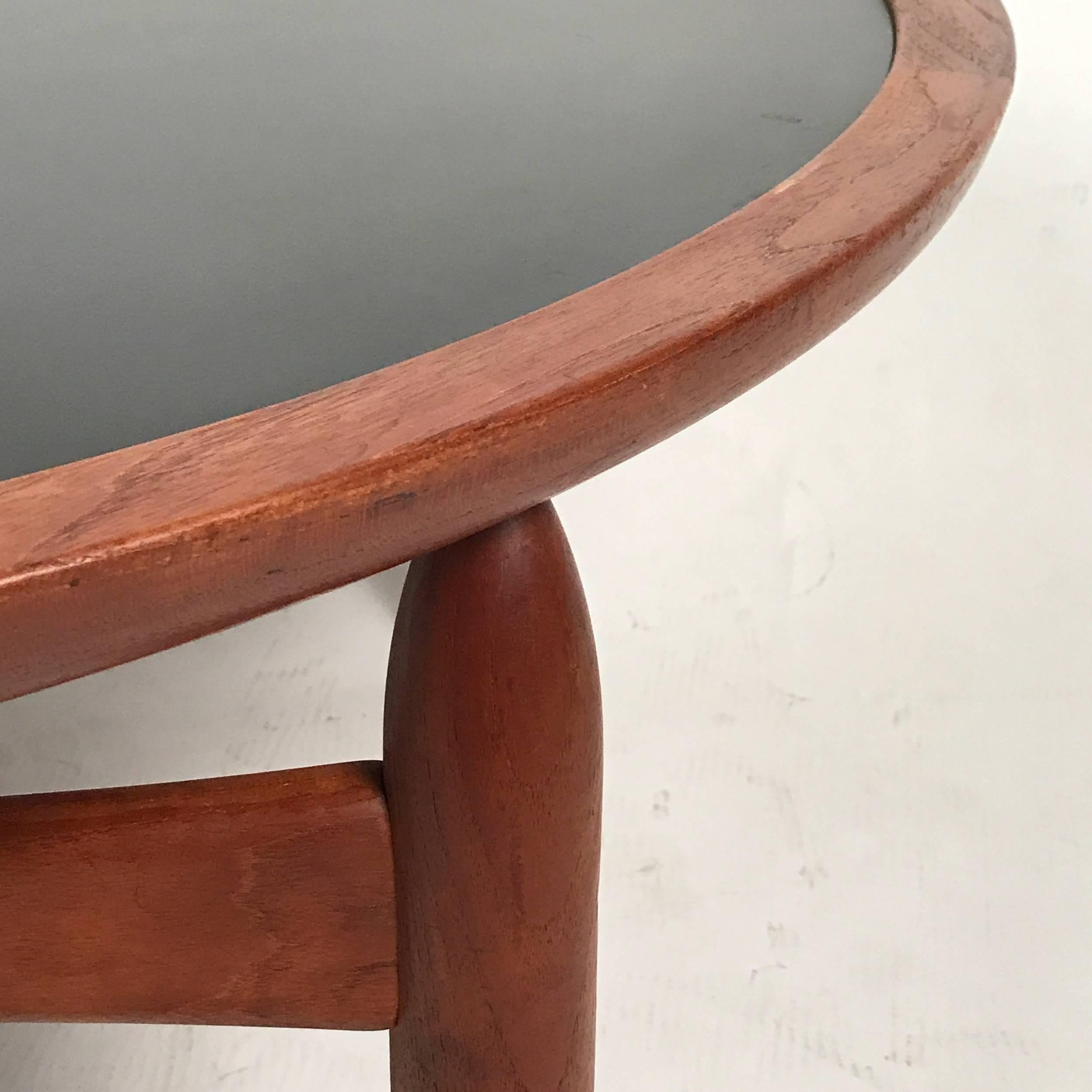 Mid-20th Century Danish Flip-Top Reversible Table in Teak by Kurt Østervig for Jason Møbler