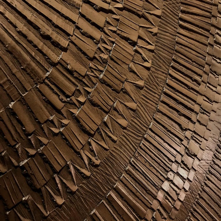 1960s Forms and Surfaces Bonded Bronze "Heroic Sunburst" Architectural