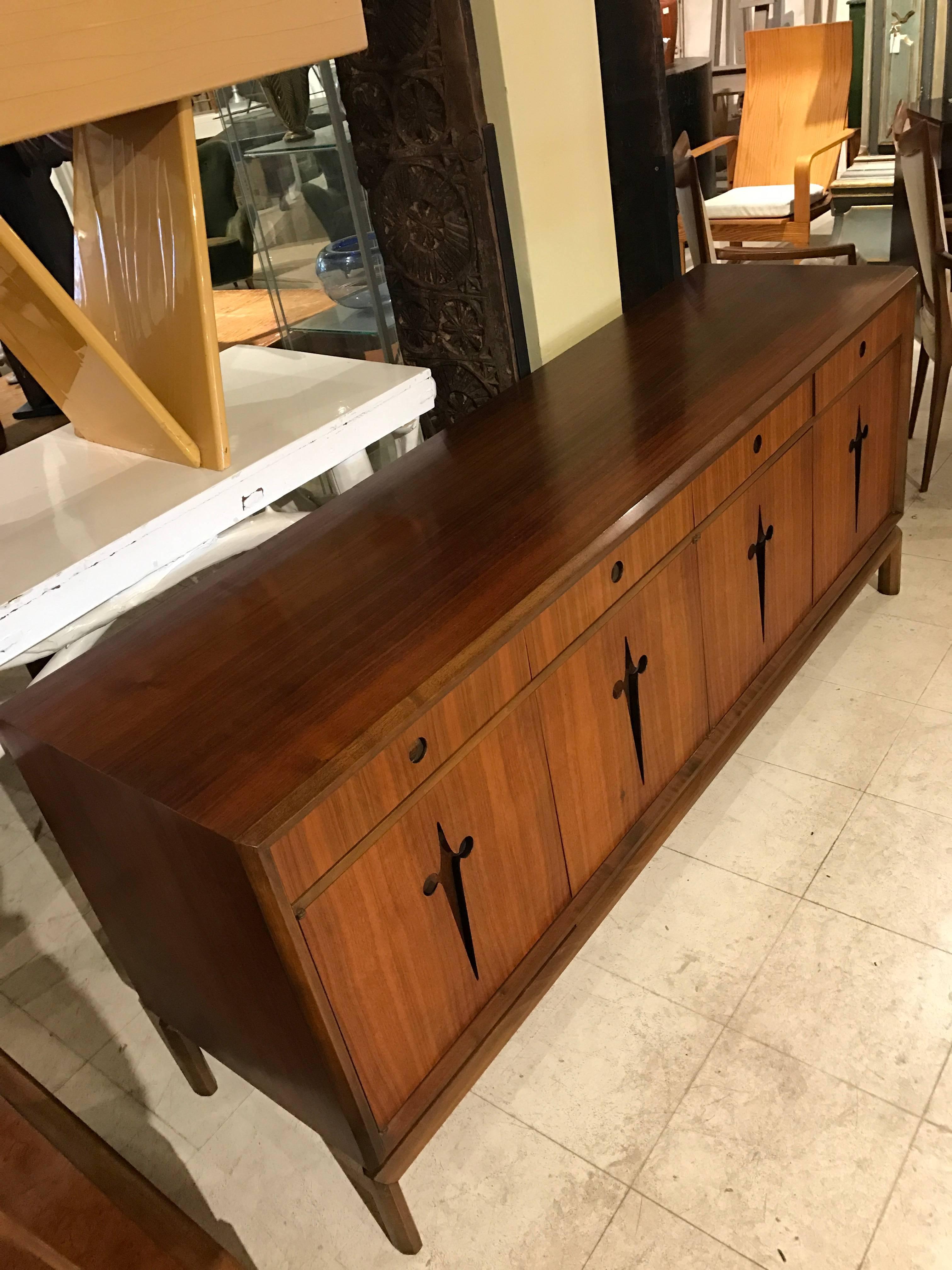 Gorgeous walnut sideboard appears to be 