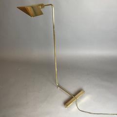 Patinated Brass Cedric Hartman Articulating Reading Lamp