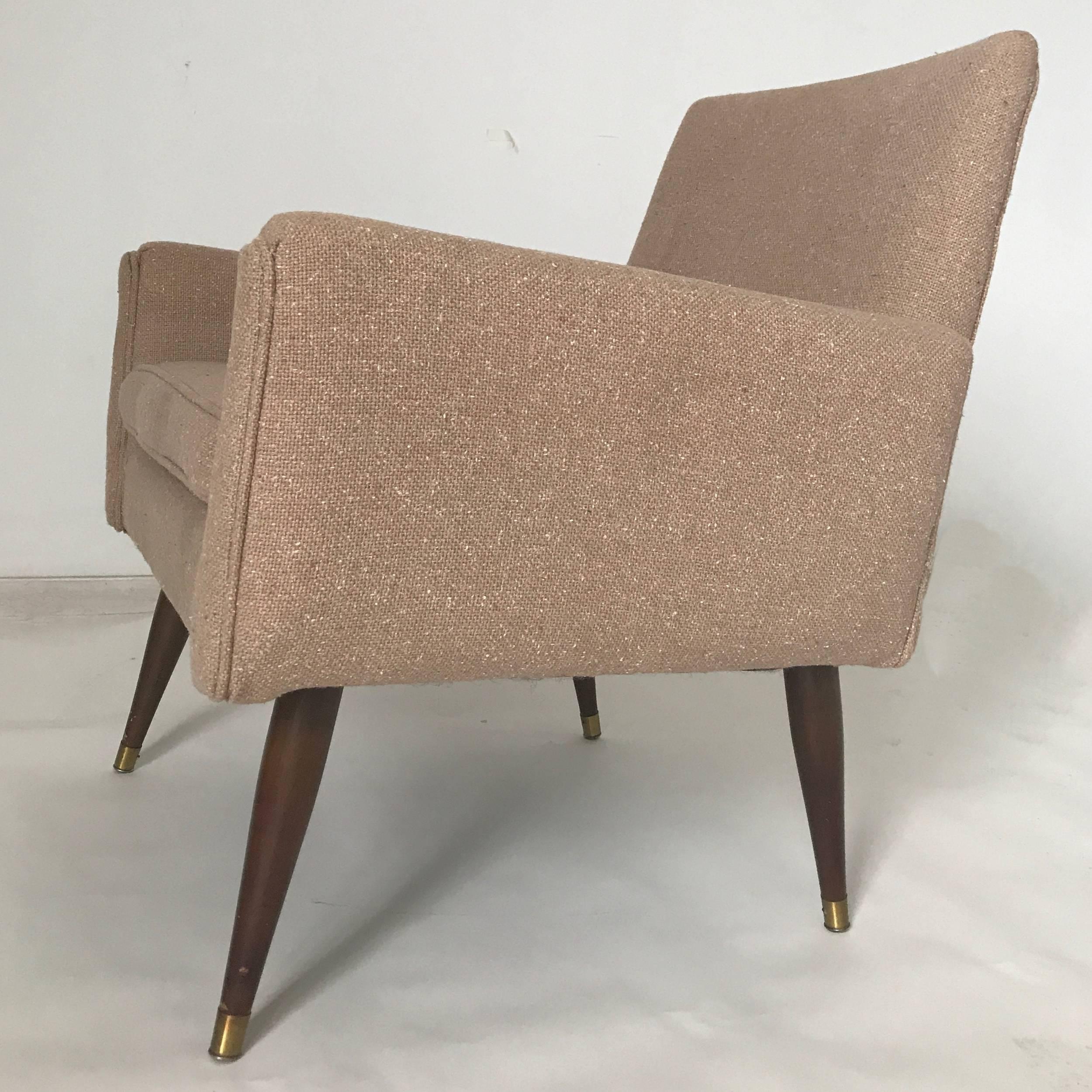 Mid-Century Modern Pair of Midcentury Structural Lounge Chairs in the Manner of Paul McCobb