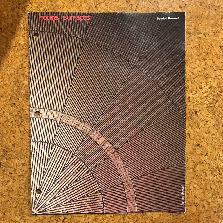 1960s Forms and Surfaces Bonded Bronze "Heroic Sunburst" Architectural