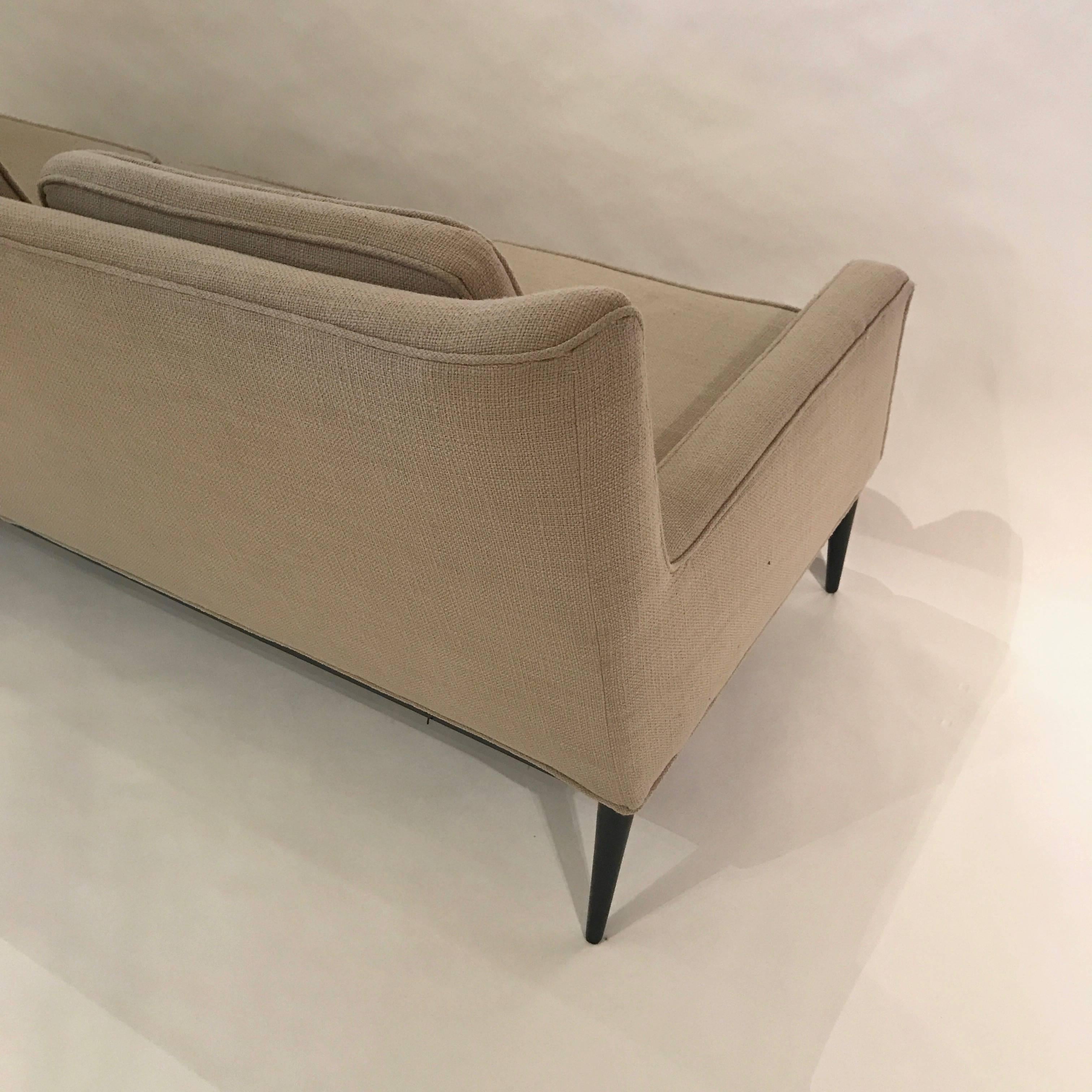 Mid-Century Modern Sleek Midcentury Modern Paul McCobb Sculptural Sofa Model 1307 for Directional