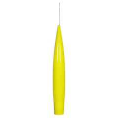 20th Century Alessandro Pianon Murano Glass Pendant Lamp for Vistosi, Yellow