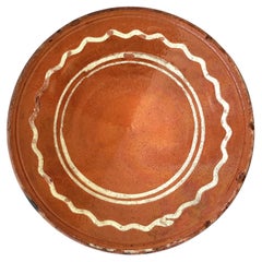 Tourne-omelette provenzale in terracotta d’epoca