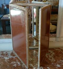 French XIX Three Panel Vanity Mirror