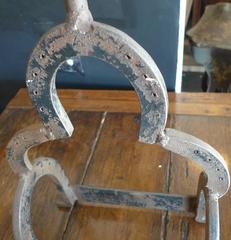 French 19th Century Cast Iron Horseshoe Boot Scraper