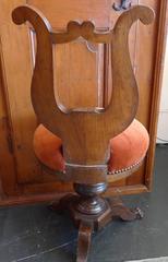 French 19th Century Musical Side Chair on Three Legs
