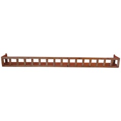 French 19th Century Long Stained Pine Kitchen Rack