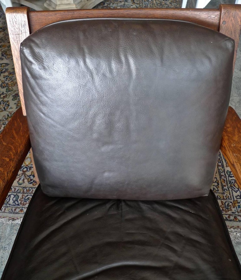 American Arts and Crafts Mission Rocking Chair by Limberts and Two