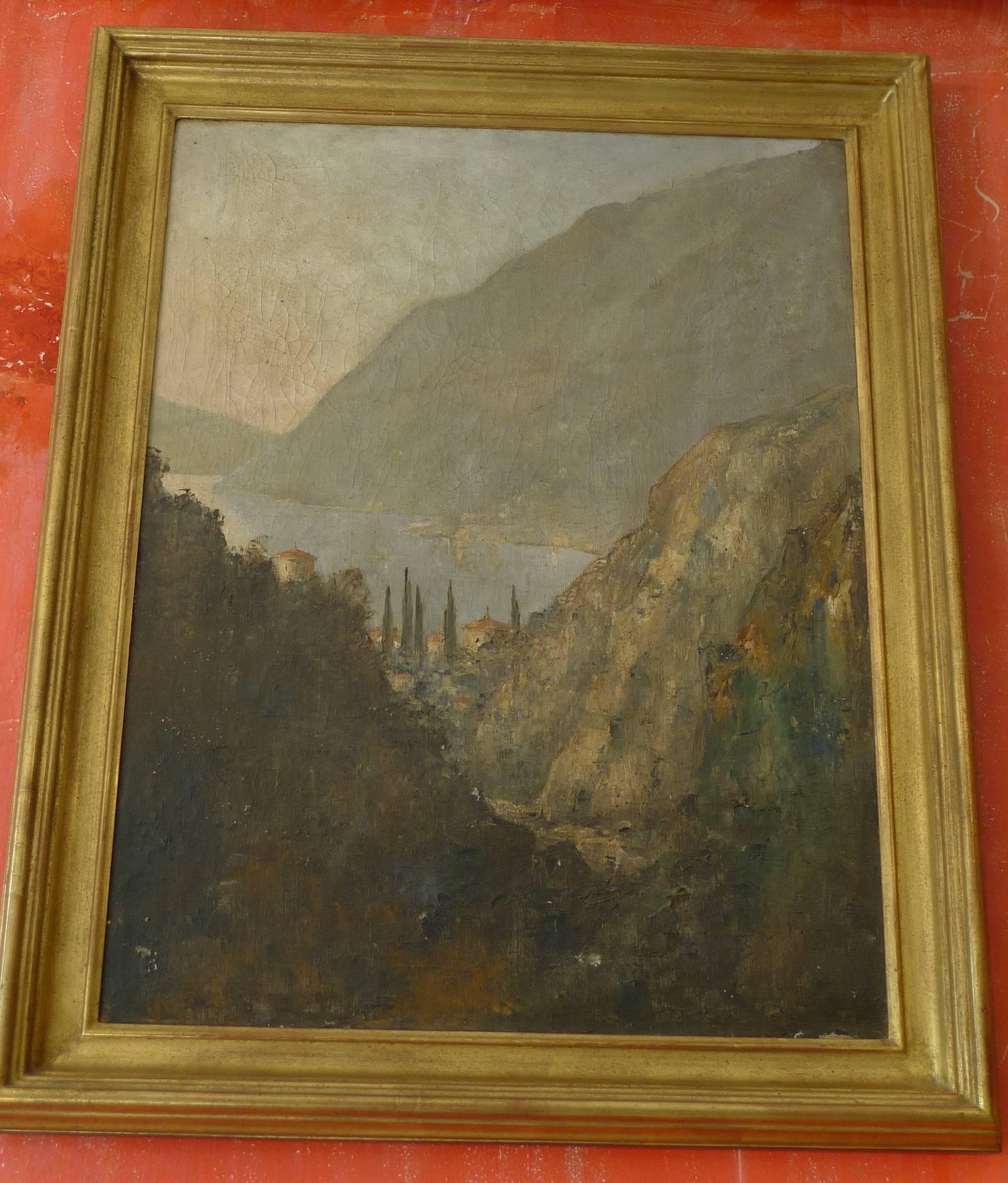 Italian 19th Century Oil on Canvas 4