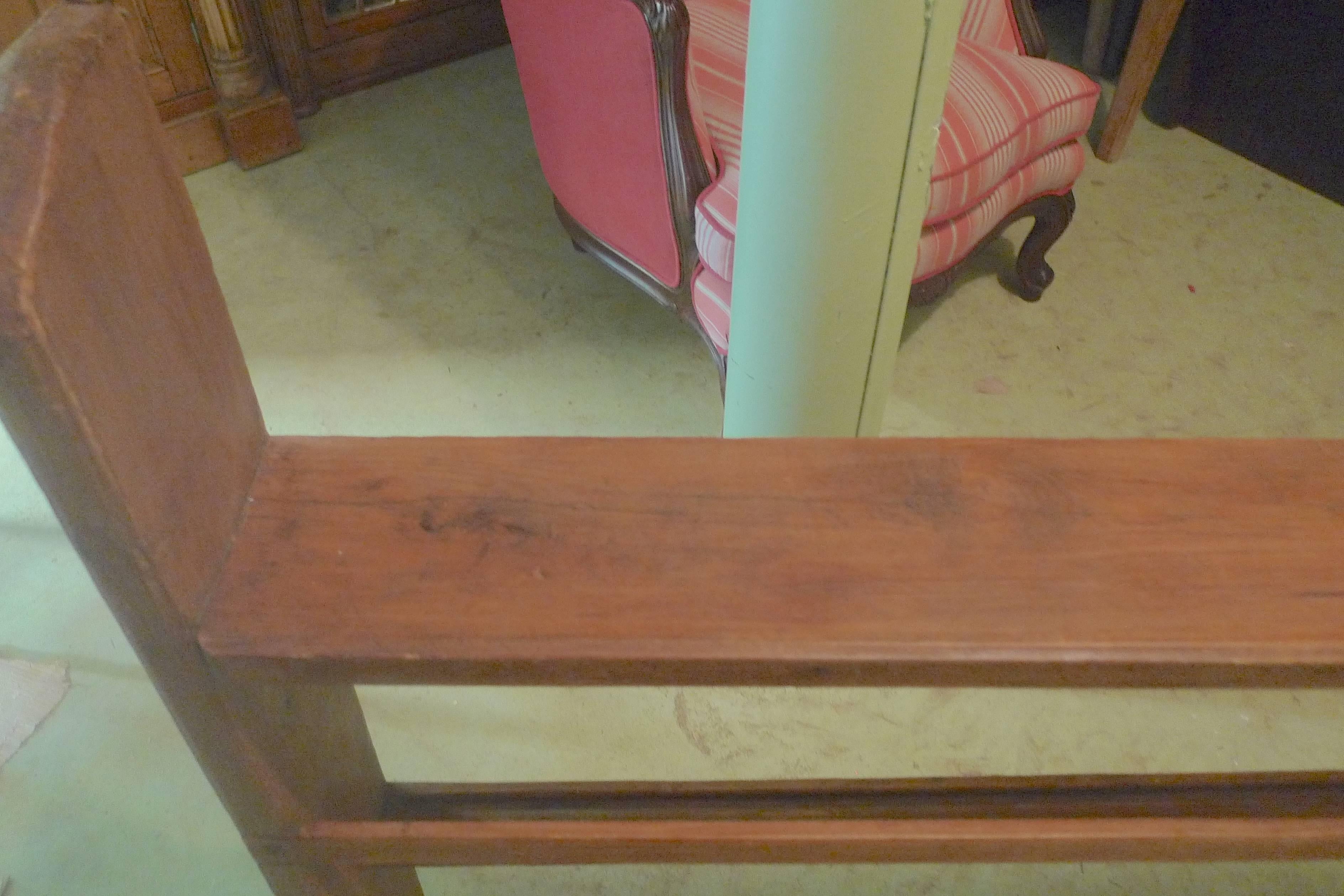 French 19th Century Wood Wall Plate Rack with Three Shelves 2